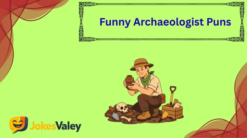 Funny Archaeologist Puns